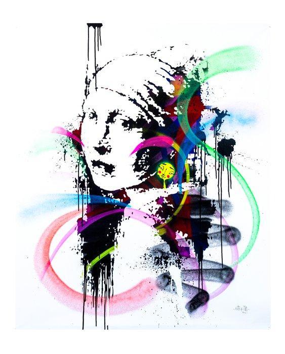 Utopia - The Girl With Pearl Earring. ops!!! bubbles- a.p, Antiek en Kunst, Kunst | Designobjecten