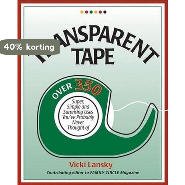 Transparent Tape 9781931863322 Vicki Lansky, Boeken, Taal | Engels, Gelezen, Verzenden