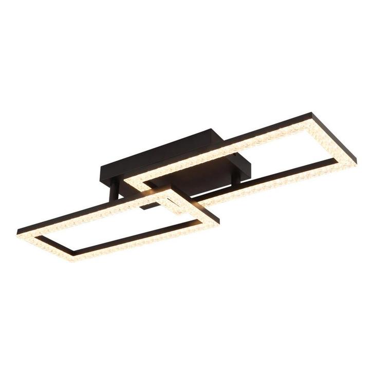 Plafondlamp SAPENA 20 Watt  Matt zwart 1-Lichts, Huis en Inrichting, Lampen | Plafondlampen, Nieuw, Metaal, Ophalen of Verzenden