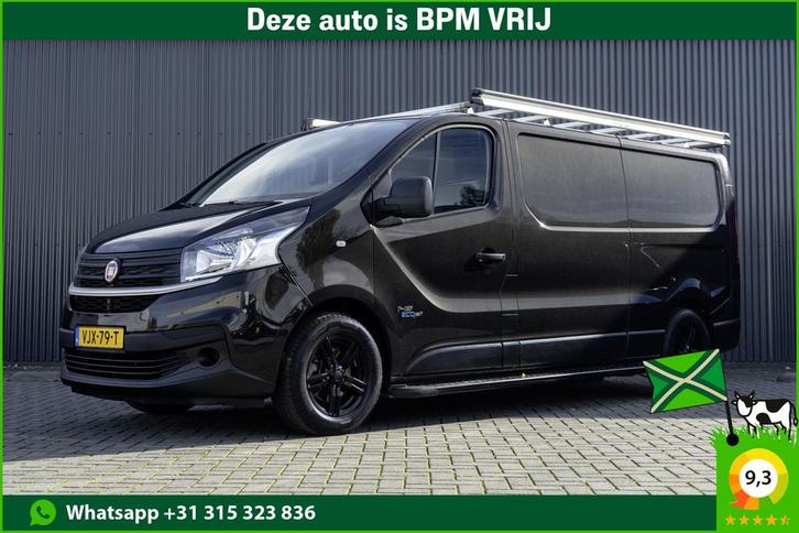 Fiat Talento 2.0 MultiJet 146PK | L2H1 | Imperiaal | Camera, Auto's, Bestelauto's, Lease, Handgeschakeld, Zwart, Grijs, Stof, Diesel