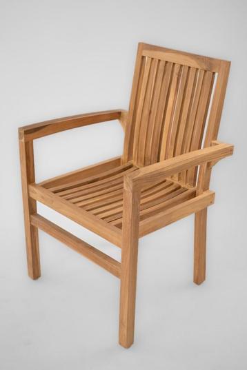Pile | Stapelbare Teak Tuinstoel beschikbaar voor biedingen