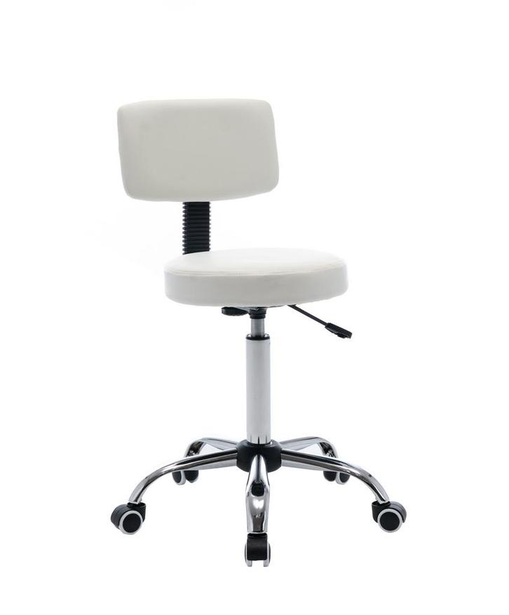 Alora - Tabouret Comfort - Zadelkruk - Wit - Kruk -, Huis en Inrichting, Keuken | Keukenbenodigdheden, Nieuw