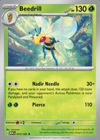 Beedrill 015/165 holo pokemon 151, Hobby en Vrije tijd, Verzamelkaartspellen | Pokémon, Ophalen of Verzenden, Nieuw, Losse kaart