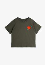 Uniseks arrowed heart tshirt black  Mini Rodini Maat 140, Kinderen en Baby's, Kinderkleding | Maat 140, Ophalen of Verzenden, Nieuw