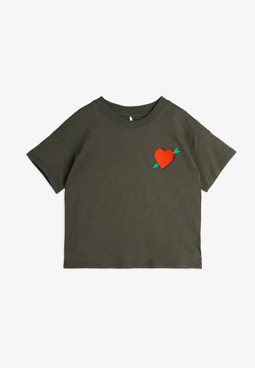 Uniseks arrowed heart tshirt black  Mini Rodini Maat 140, Kinderen en Baby's, Kinderkleding | Maat 140, Nieuw, Shirt of Longsleeve