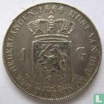 Nederland 1 gulden 1864, Verzenden, Overige waardes, Losse munt, Goud