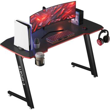 Avalo Gaming Bureau - 140x60x75 CM - Zwart beschikbaar voor biedingen