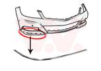 BUMPERLIJST VOOR MERCEDES BENZ C-KL W204 2007-2011, Auto-onderdelen, Ophalen of Verzenden, Nieuw