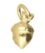 Gouden Eikel klein ketting hanger, Sieraden, Tassen en Uiterlijk, Verzenden, Nieuw