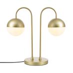 ACTIE: Tafellamp goud bollen Cleopatra G9 fitting 450mm FOIR, Huis en Inrichting, Lampen | Tafellampen, Nieuw, Verzenden