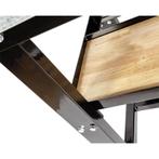 Werkbank zwart 200 cm met zinken werkblad en 2, Doe-het-zelf en Verbouw, Werkbanken, Ophalen of Verzenden, Nieuw