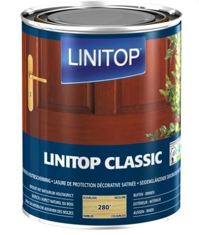 Linitop Classic - Wenge - 2,5 liter, Doe-het-zelf en Verbouw, Verf, Beits en Lak, Beits, Overige kleuren, Nieuw, Minder dan 5 liter