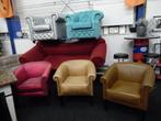 Chesterfield Maarssen !! Div. Leren Chesterfield Club Chairs, Huis en Inrichting, Fauteuils, Ophalen, Zo goed als nieuw, Leer