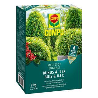 Buxus en ilex mest | Compo | 2 kg (Hersluitbaar), Tuin en Terras, Aarde en Mest, Verzenden
