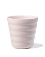 HEMA Mok 300ml aardewerk ribbel spikkels roze, Verzenden, Nieuw