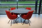 4 x eetkamerstoel Gealux Miami / Seattle / draai / leer rood, Huis en Inrichting, Stoelen, Modern,design, Nieuw, Leer, Ophalen of Verzenden
