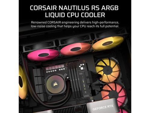 CORSAIR NAUTILUS 360 RS ARGB - CPU Vloeistofkoeler - 360 mm, Audio, Tv en Foto, Televisies, Zo goed als nieuw, Verzenden