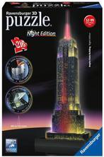 Ravensburger Empire State Building Night Edition - 3D Puzzel, Verzenden, Nieuw