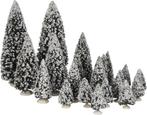 Tweedekans | LuVille Kerstdorp Miniatuur Evergreen Bomen -, Ophalen of Verzenden, Zo goed als nieuw