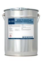 Wixx PU Bootlak Dekkend Hoogglans RAL 7021 | Zwartgrijs 2.5L, Doe-het-zelf en Verbouw, Verf, Beits en Lak, Verzenden, Zwart, Nieuw