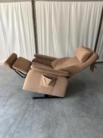 Doge Modulair sta op stoel met kuiprug in beige stof!, Minder dan 50 cm, Minder dan 75 cm, Stof, Ophalen of Verzenden
