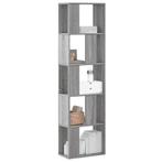 vidaXL Boekenkast 5-laags 45x23,5x162,5 cm bewerkt hout, Verzenden, Nieuw, Overige houtsoorten
