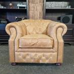 Chesterfield Charlston Fauteuil -  Vintage C1060, Huis en Inrichting, Fauteuils, Ophalen, 100 tot 125 cm, Klassiek, Nieuw