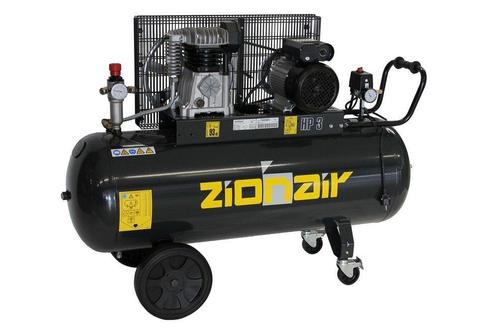 ZionAir Compressor 10Bar, 150.Ltr 230V, Doe-het-zelf en Verbouw, Gereedschap | Overige machines, Nieuw, Verzenden