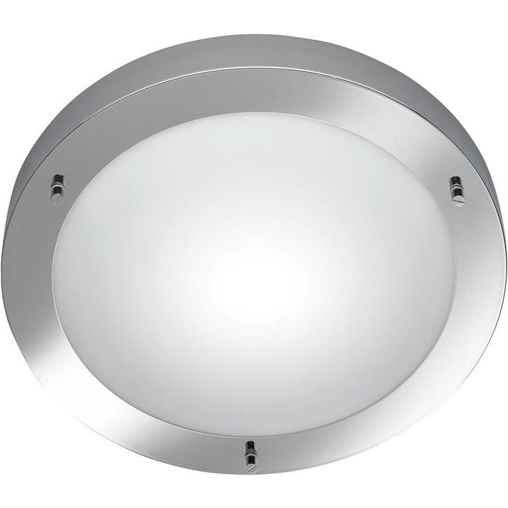 LED Plafondlamp - Badkamerlamp - Trion Condi - Opbouw Rond -, Huis en Inrichting, Lampen | Plafondlampen, Nieuw, Metaal, Ophalen of Verzenden