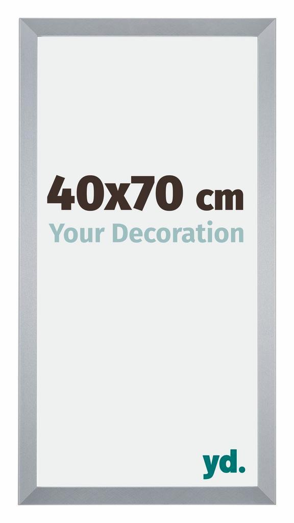 Fotolijst 40x70 cm - Zilver Glans - MDF - Catania, Huis en Inrichting, Woonaccessoires | Lijsten, Nieuw, Verzenden