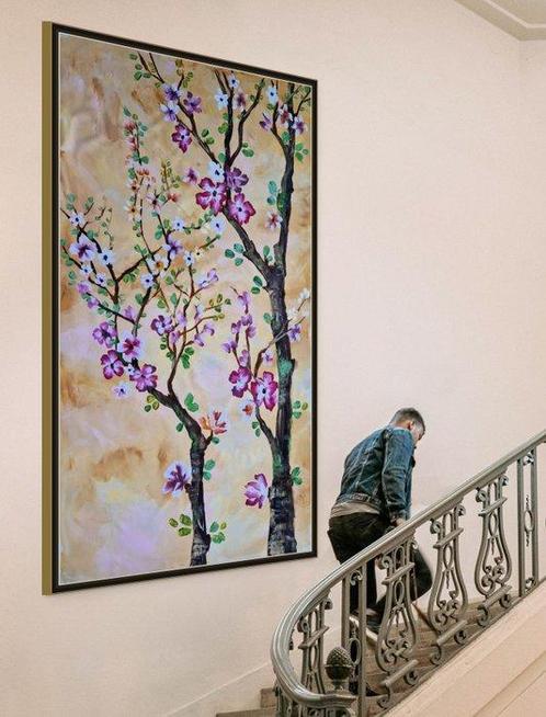 Irina Morisch - Tree of love Nr.27- XXL-, Antiek en Kunst, Kunst | Schilderijen | Modern
