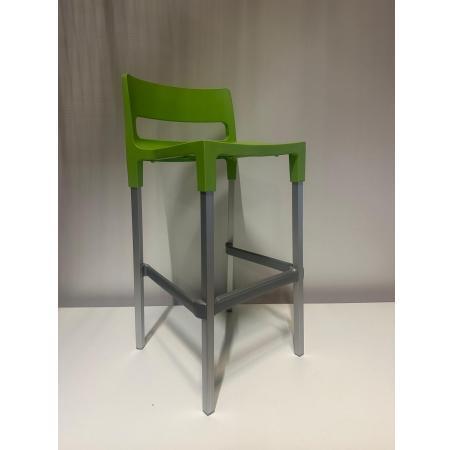 (MDK-107308) Scab Divo barkruk - limegroen (zithoogte 75 cm), Huis en Inrichting, Barkrukken, Gebruikt, Ophalen of Verzenden