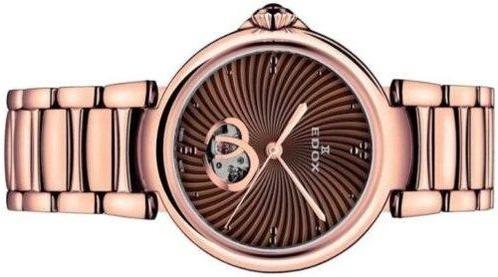 Edox - LaPassion Open Heart RGP - 85025-37RM-BRIR - Dames -, Sieraden, Tassen en Uiterlijk, Horloges | Heren