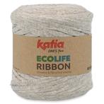 Katia Ecolife Ribbon - 107 zeer lichtbeige - Gerecycled Li, Hobby en Vrije tijd, Breien en Haken, Ophalen of Verzenden, Nieuw