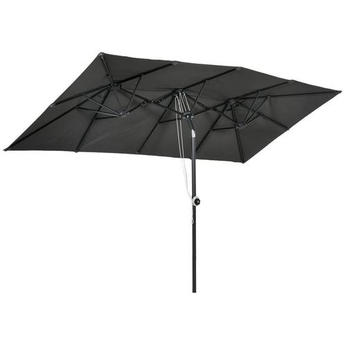 TRUUSK Parasol 150 X 295cm Tuinparasol, Verstelbare Dubbele, Tuin en Terras, Parasols, Nieuw, Verzenden