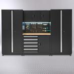 Datona Werkbank 160 cm met bovenkast en twee, Doe-het-zelf en Verbouw, Werkbanken, Ophalen of Verzenden, Nieuw