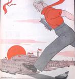 Spotprent over opkomst voor het plan van de arbeid (Lithos), Verzenden