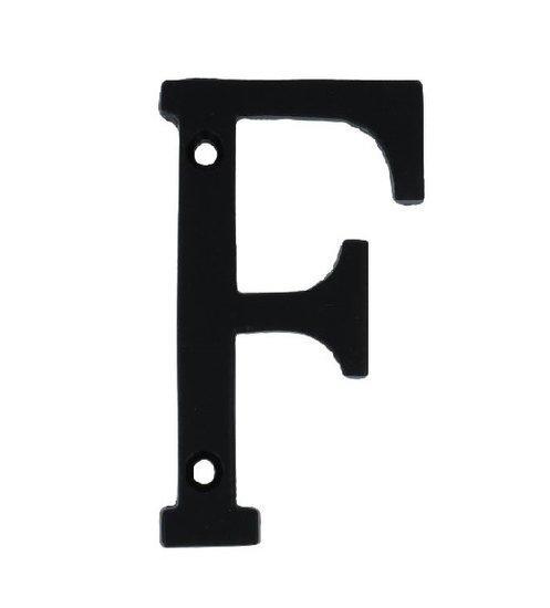 Letter F Klein IJzer Zwart 75 mm, Huis en Inrichting, Woonaccessoires | Overige, Nieuw, Ophalen of Verzenden