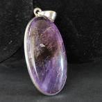 Ametrino Zilveren hanger - Hoogte: 1 cm - Breedte: 2 cm- 16, Verzamelen, Mineralen en Fossielen