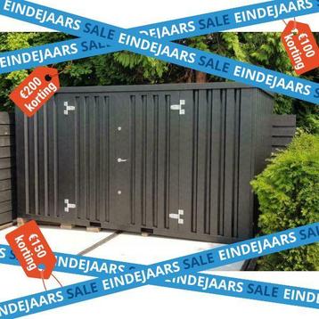 Zwart metalen schuur/ Demontabel/ 16ft/ te koop!/ op=op beschikbaar voor biedingen
