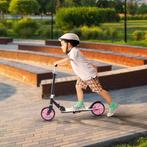Kinderstep - LED Wielen - Verstelbaar - Vouwbaar - Roze - Ar, Fietsen en Brommers, Steps, Verzenden, Zo goed als nieuw