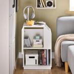 2dekans | SoBuy Nachtkastje – Met Opbergruimte & Kabelvak –, Huis en Inrichting, Tafels | Bijzettafels, Ophalen of Verzenden, Zo goed als nieuw