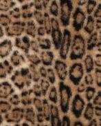 Imitatie Bont Panter Licht Bruin, Nieuw, Bruin