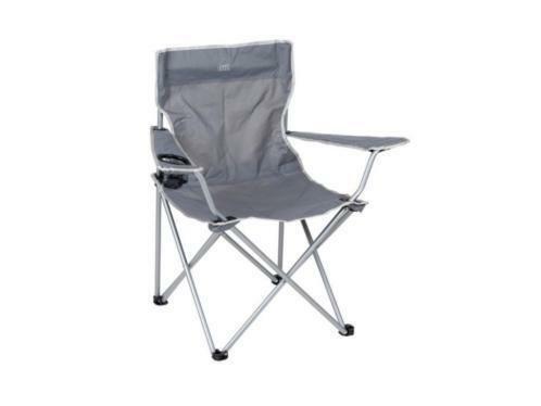 Camp gear stoel opvouwbaar grijs, Caravans en Kamperen, Kampeeraccessoires, Nieuw
