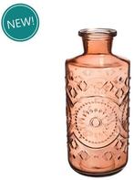 Gekleurde glazen fles berlin mahogany ook geschikt als, Ophalen of Verzenden, Nieuw