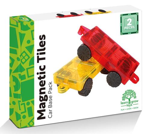 Learn And Grow - Magnetisch constructiespeelgoed Car Pack -, Kinderen en Baby's, Speelgoed | Overig