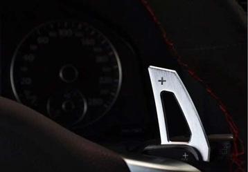 VW Golf 7 dsg stuur schakel flippers aluminium zilver beschikbaar voor biedingen