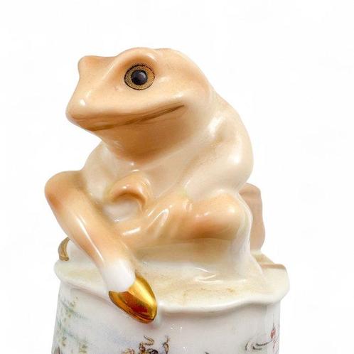 Royal Worcester - Beeldje - Mr Jeremy Fisher frog figurine, Antiek en Kunst, Antiek | Glas en Kristal