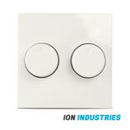 ION INDUSTRIES - Duo dimmerknop E1 mat alpin wit, Verzenden, Nieuw