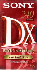 Sony HS-240 VHS Videoband / Videocassette 240 Min voor Video, Verzenden, Nieuw